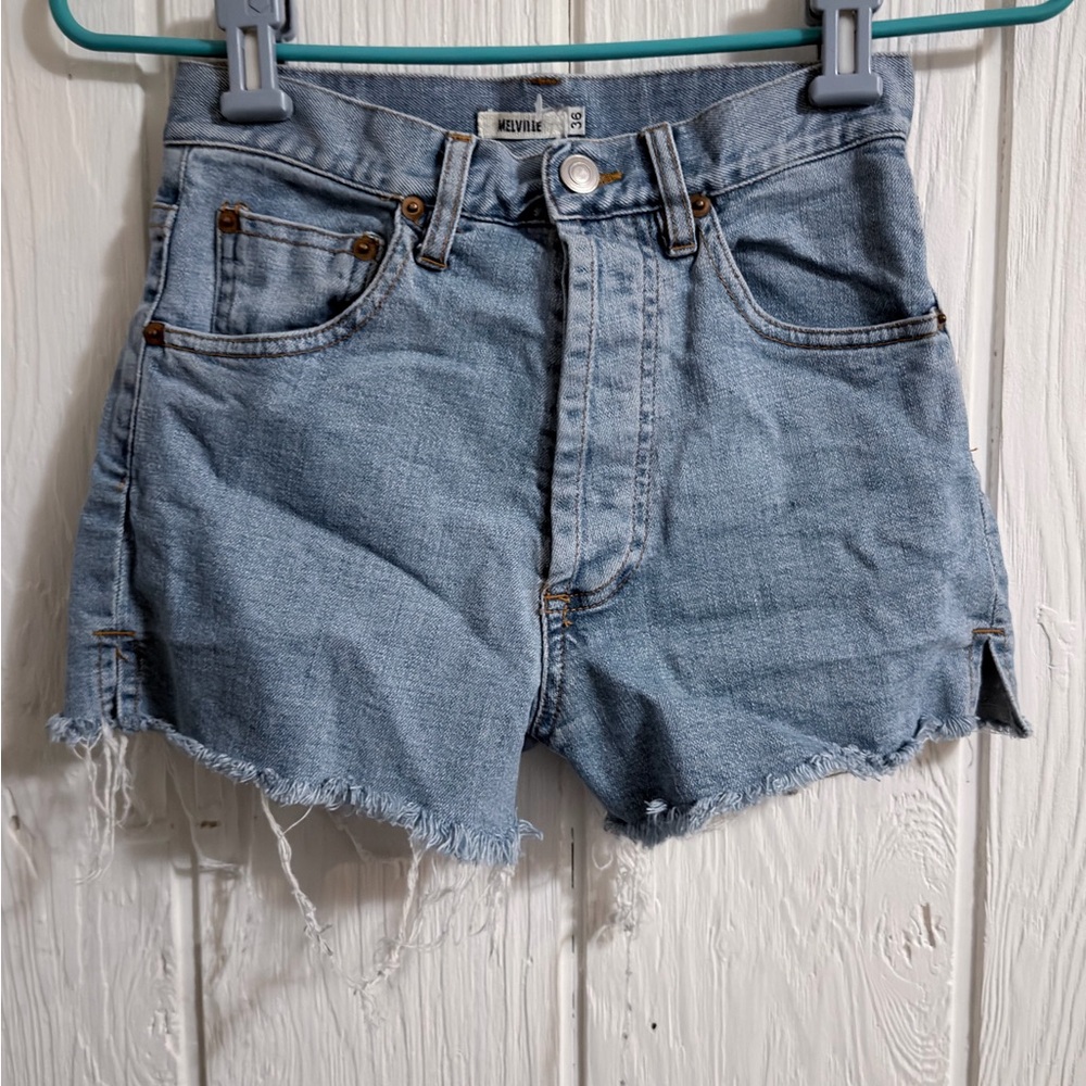 Melville Light Blue Jean Shorts